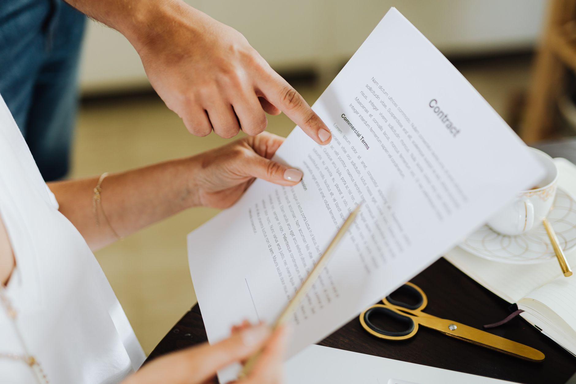 Contract validation process and corporate review